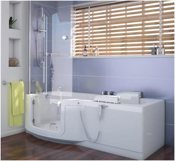 INDIANA Walk in Bath with lifting seat A beautiful slimline walk in bath with the lowest step